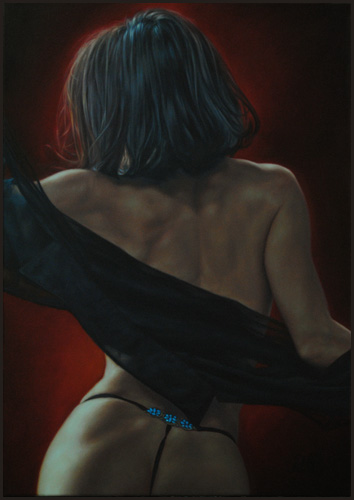 Rubis. Oil on Canvas, 20 x 14 in. SOLD