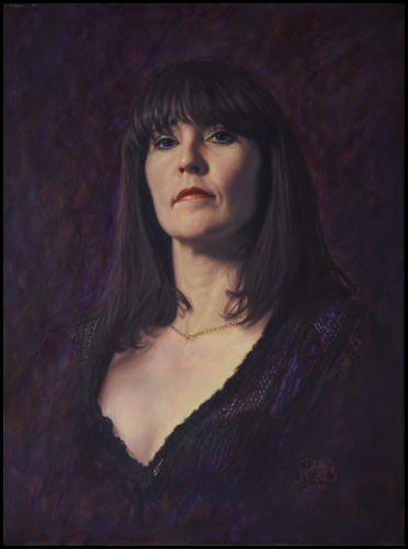 Mrs Chantal Pépin. Oil on canvas, 24 x 18 in.